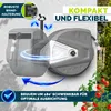 tillvex Schlauchtrommel Wasser 35+2m Grau mit Wandhalterung Produktbild-Vorschau 2