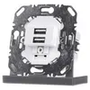 Berker USB-Ladesteckdose 230V 260209 2fach 3.0A Tragring Produktbild-Vorschau 2