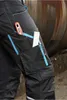 Fortis Bundhose Herren PERFORMANCE 24 Gr. 64 schwarz/türkis Produktbild-Vorschau 2