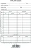 Modulo stampato Pay sack Baloušek, 120x180 mm, bifacciale Anteprima dell’immagine prodotto 3