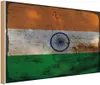 vianmo Holzschild 30x40 cm Indien India Flagge Fahne Wappen Produktbild-Vorschau 1
