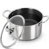 Kochtopf 28 cm Edelstahl mit Honigwabenstruktur Produktbild-Vorschau 1