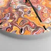 Wanduhr - Rund - Glasuhr - Abstraktion modern - 40x40cm - Produktbild-Vorschau 5