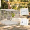 PawHut Vogelkäfig Klappbar Vogelhaus mit Holzsitzstange, 2 Produktbild-Vorschau 4