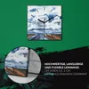 Coloray Uhr auf Leinwand 30x30 cm Wand Uhr Dekoration Produktbild-Vorschau 5