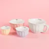 Tassen Messbecher Set 4 Teilig Porzellan Pastell Töne Produktbild-Vorschau 1
