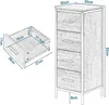 EUGAD Badezimmerschrank, aus Metall + Holzwerkstoff, Produktbild-Vorschau 3