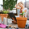 Fioriera Relaxdays con parete a traliccio, L x P x A 171 x Anteprima dell’immagine prodotto 3