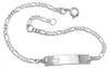 Schildband mit Herz Armband aus 925 Silber 18,5cm Produktbild-Vorschau 1