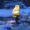 Eule Schneeeule Solarleuchte Lampe Garten Laterne Solar Produktbild-Vorschau 5