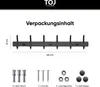 Packaging contents for a wall-mounted coat rack. Anteprima dell’immagine prodotto
