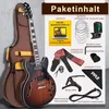 Elektrische Jazzgitarre Komplettset Matte Vollgröße Produktbild-Vorschau 5