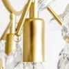 Kryształowy żyrandol wiszący Lampa LED do sypialni Podgląd zdjęcia produktu 6