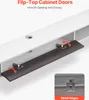 SucceBuy TV-Schrank mit Kabelloch Wandmontage Weiß 180 cm Produktbild-Vorschau 6