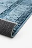 Vintage Boho Teppich Laufer Jeans Blau 120cm x 160cm, Produktbild-Vorschau 3