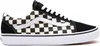 A single Vans Old Skool sneaker with a checkerboard pattern. Voir les images du produit