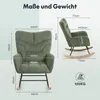 Fauteuil à bascule FLEXISPOT avec dossier haut et Voir les images du produit 3