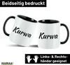 Huuraa Kaffeetasse Kurwa Polnisch 330ml Schwarz Keramik Produktbild-Vorschau 2