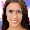 Oblique Unique Schmetterling Gesicht Sticker Set Produktbild-Vorschau 4