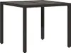 vidaXL Garten Essgruppe 5 stk. Schwarz Poly-Rattan Produktbild-Vorschau 4