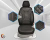 Schonbezüge Sitzbezüge für VW Golf 4 Bj 1997-06 in Schwarz Produktbild-Vorschau 9