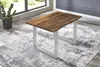Esstisch Baumkante massiv Akazie nussbaumfarben 100 x 70 cm Produktbild-Vorschau 3
