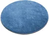 A round, blue bath mat is shown from a slightly elevated angle on a white background. Anteprima dell’immagine prodotto
