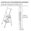 WENKO ALU Design Klapptritt Haushalts Leiter Tritt Anti Produktbild-Vorschau 5