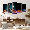 Bild auf Leinwand - Leinwandbild - Feuer Audio Kopfhörer - Produktbild-Vorschau 7
