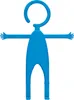 Handyhalter "Fleximännchen" / Farbe: blau Produktbild-Vorschau 3