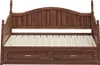 A wooden daybed with drawers and a slatted base. Podgląd zdjęcia produktu