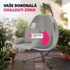 závěsné křeslo tectake® Anika včetně ochranného krytu, 100 Náhled obrázku produktu 9
