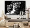 MuchoWow® - Leinwandbilder - Tiger - Tiere - Schwarz - Produktbild-Vorschau 7