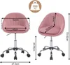 WOLTU Bürostuhl ergonomisch, Schminkstuhl, Produktbild-Vorschau 3