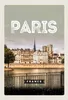 vianmo Holzschild 30x20 cm Paris Frankreich Architektur Produktbild-Vorschau 1