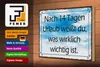 Holzschild Spruch 30x20cm nach 14 Tagen Urlaub weißt du Produktbild-Vorschau 3