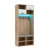Garderobenset, Komplett-Set Flurgarderobe mit Sitzbank, 5 Produktbild-Vorschau 5