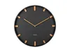 Karlsson - Horloge murale Grace - Noir Voir les images du produit 2
