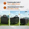 Carrello per la spesa Ikodm, 48L, pieghevole, nero, 3-in-1, Anteprima dell’immagine prodotto 6