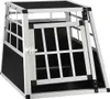 Juskys Alu Hunde-Transportbox M - 69×54×50 cm – Auto Produktbild-Vorschau 9