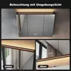 SONNI Armadio a specchio a tre ante 90x65x13cm con Anteprima dell’immagine prodotto 8
