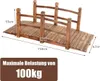 Holzbrücke für Garten/Dekoration, Teichbrücke aus massivem Produktbild-Vorschau 4