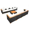vidaXL set da salotto da giardino 9 pezzi con cuscini in Anteprima dell’immagine prodotto 15