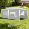 Tenda da giardino Ikodm, 3x6 metri, con finestre e pareti Anteprima dell’immagine prodotto 9