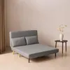 sweeek - 2-Sitzer-Sofa mit Stoffbezug, Holzfüße - Hellgrau Produktbild-Vorschau 7