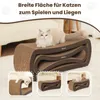 PetRhein Kratzbrett Katze XXL Set 86+75cm - Zwei-in-Eins Produktbild-Vorschau 2