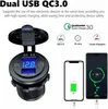 Motorrad-Doppel-Autoladegerät USB/QC3.0, 12 V/24 V/36 W, Produktbild-Vorschau 2