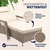 CASARIA® Sonnenliege mit Rollen 7cm Auflage Extra Breit Produktbild-Vorschau 5