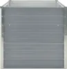 vidaXL Hochbeet 160 x 80 x 77 cm Verzinkter Stahl Grau Produktbild-Vorschau 4