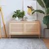 Schranktüren Lamellen-Design 2 Stk. 39,5x49,4 cm Massivholz Produktbild-Vorschau 2